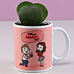 Hoya Plants Combo In Marry Me Mug