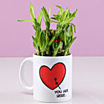 Lucky Bamboo You Are My Valentine's Mug