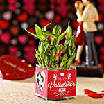 Valentine's Day Greetings Lucky Bamboo