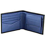 Bi-Fold Black & Blue Wallet For Men