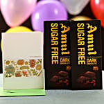 Sugar Free Dark Chocolates Anniversary Greetings