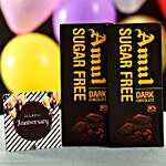 Sugar Free Dark Chocolates Anniversary Wishes