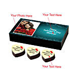 Valentine Wishes Personalised Chocolate Box