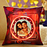 Lovey Dovey Personalised LED Cushion