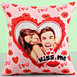 Kiss Me Personalised Cushion
