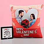 Valentines Special Cushion Table Top Combo