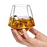 Classy Diamond Whisky Glass