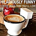 Funky Toilet-Shaped Coffee Mug