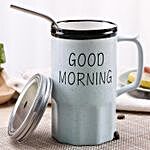 Good Morning Mug With Straw