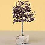 Purple Amethyst Stone Wish Tree