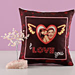 Rose Quartz Wish Tree Personalised Love Cushion