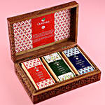 Black & Green Tea in Wooden Gift Box