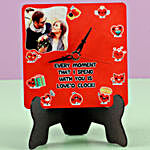 V-Day Special Personalised Table Clock