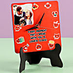 V-Day Special Personalised Table Clock