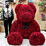2500 Red Roses Grand Teddy Bear