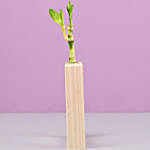 2 Bamboo Sticks In Wooden Frame