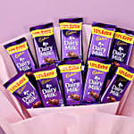 10 Cadbury Dairy Milk Bouquet