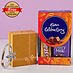 Free Chocolates With Silver Plated Bracelet