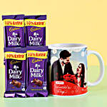 Personalised Mug & Chocolates For V-Day