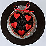 Heart Shaped KitKat Cake- 1 Kg