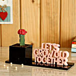 Grow Old Together Red Moon Cactus Plant