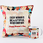 Every Woman Is Beautiful Cushion & Mug