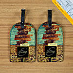 On Beach Personalised Luggage Tags