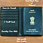 Personalised Hubby Wifey Passport Cover Set
