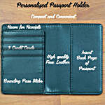 Personalised Hubby Wifey Passport Cover Set