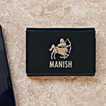 Personalised Zodiac Sign Business Card Case