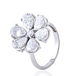 Personalised Floral Design Ring
