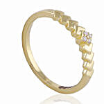 Personalised Gold Stone Plated Ring