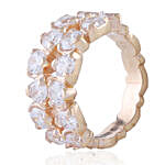 Personalised Italian Rose Gold Stone Ring