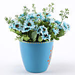 Bunch of Artificial Blue Daisies