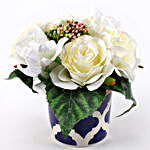 One Bunch of Artificial Mixed White Flowers