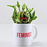 2 Layer Bamboo In Feminist Printed Mug