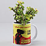 Jade Plant In Women's Day Printed Mug