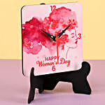 Women's Day Greetings Table Clock