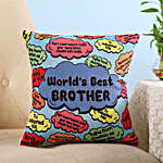Colourful Best Brother Cushion