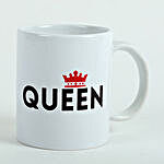 Queen Printed White Mug