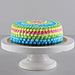 Colourful Cream Pineapple Cake- 1 Kg Eggless