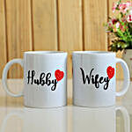 Hubby Wifey Couple Mugs