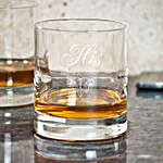 His & Hers Personalised Whiskey Glasses