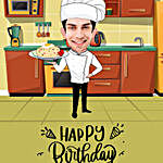 Chef Special Caricature Digital Poster