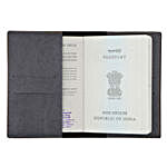 Grey Personalised Passport Cover & Luggage Tag