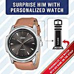 Personalised Classic Strap Watch For Him