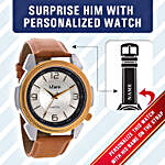 Modern Personalised Strap Watch For Him