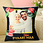 Personalised Best Mom Son Cushion