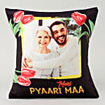 Personalised Best Mom Son Cushion