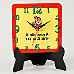 Scolding Mom Table Clock